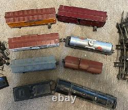 Antique American Flyer 8 Car Train Set The New York New Haven & Hartford Line