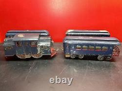 Antique Lionel Pre War Standard Guage Train Set Engine 50 & Cars Lot Of 4