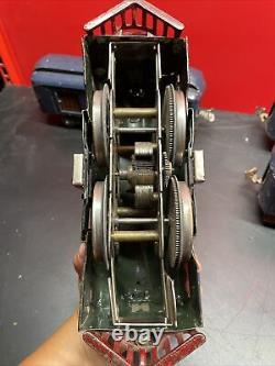 Antique Lionel Pre War Standard Guage Train Set Engine 50 & Cars Lot Of 4