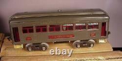 Antique Lionel Train #352 original box Standard Gauge 1920's Gray Engine & Cars