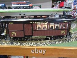 Aristocraft G Scale Pennsylvania Rodgers 2-4-2 & 2 Sierra Passenger Cars Tested