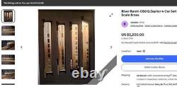 B&M-MEC Flying Yankee Zephyr River Raisin 3 Car Set S SCALE BRASS (mint)