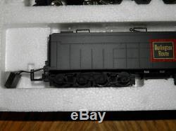 BACHMANN SEARS 484-TRAIN SET 5601 CB&Q STEAM ENGINE & TENDER 7-CARS WithOB'S LOOK