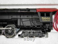 BACHMANN SEARS 484-TRAIN SET 5601 CB&Q STEAM ENGINE & TENDER 7-CARS WithOB'S LOOK