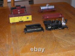 BACHMANN SPECTRUM On30 C&S TRAIN 21 STEAM ENGINE & TENDER & 4 CARS GOOD SET LOOK