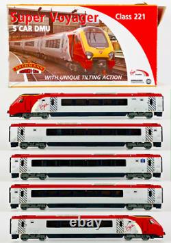 Bachmann 00 Gauge 32-625 Class 221 Super Voyager Virgin Trains 5 Car Tilting