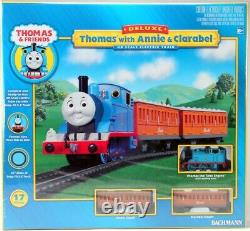 Bachmann 00642 Deluxe Thomas with Annie & Clarabel E-Z Track Train Set HO Scale