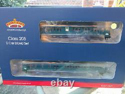Bachmann 31-238A Class 205 (2H) Two car DEMU BR Blue weathered Train pack BNIB