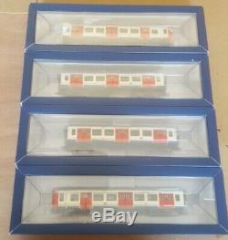 Bachmann 35-990 LU London Underground 4-Car S-Stock Train Pack DCC Ready