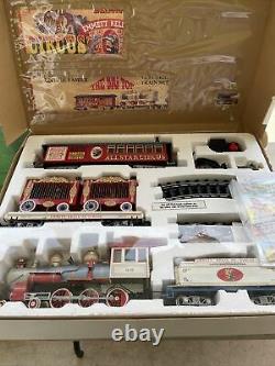 Bachmann Emmitt Kelly Jr Circus Train Set G Gauge Big Top Locomotive Tender Cars