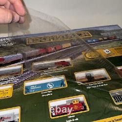 Bachmann Explorer N Scale Freight Train Set 24008 Locomotive Railroad Engine Car