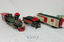 Bachmann G Scale Train Set North Pole and Southern 4-6-0 Locomotive and 4 Cars