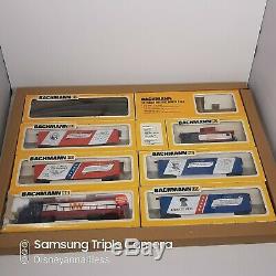 Bachmann HO Scale N & W Bicentennial Train Set Engine, 4 Cars & Caboose 1970's