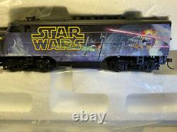 Bachmann HO Scale Star Wars Train Set Engine 3 Cars Speed Controller Track COA's