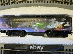 Bachmann HO Scale Star Wars Train Set Engine 3 Cars Speed Controller Track COA's