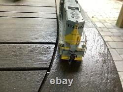 Bachmann HO gauge Clinchfield locomotive and various train cars