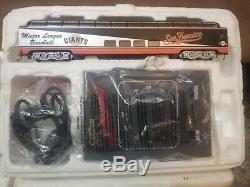 Bachmann Hawthorne Village San Francisco SF Giants Train Set Rails 6 Cars NO COA