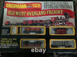 Bachmann Ho Scale Train Set-5 Old West Freight Cars & Authentic 4-4-0 Loco