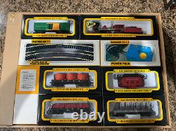 Bachmann Ho Scale Train Set-5 Old West Freight Cars & Authentic 4-4-0 Loco