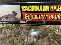 Bachmann Ho Scale Train Set-5 Old West Freight Cars & Authentic 4-4-0 Loco