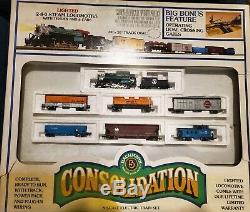 Bachmann N Scale Consolidation RTR Train Set 2-8-0 Steam Locomotive 6 Cars
