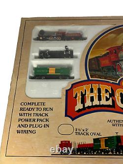 Bachmann N Scale The Old Timer Electric Train Set Steam Locomotive & 5 Cars 4404