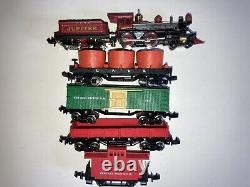Bachmann N Scale Trim A Train Holiday Express 4-4-0 Locomotive Cars Track Only