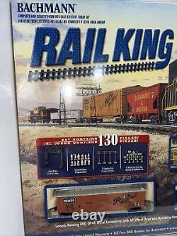 Bachmann Rail King Santa Fe EMD GP40 HO Scale Electric Train Set New Sealed