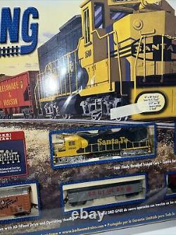 Bachmann Rail King Santa Fe EMD GP40 HO Scale Electric Train Set New Sealed