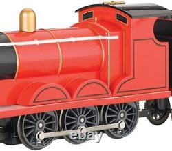 Bachmann Trains 58743 Thomas & Friends James Engine withMoving Eyes-HO Scale, Red