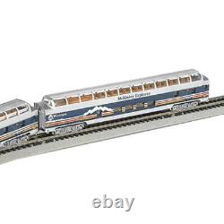 Bachmann Trains McKinley Explorer N Scale Locomotive and Passenger Car Train Set