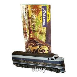 Baltimore & Ohio Athearn Trains in Miniature Flywheel-Drive F-7 A&B Diesel Road