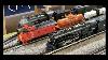 Big O Scale Model Railroad With Smoking Steam Locomotives 2 Csx Trains Passing U0026 Train With Dpu