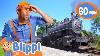 Blippi Explores A Steam Train Vehicles For Kids Educational Videos For Kids
