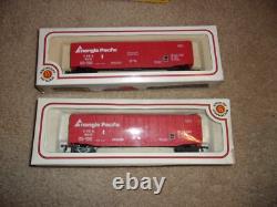 Box of Bachmann HO scale Boxed Train Cars and Locomotives