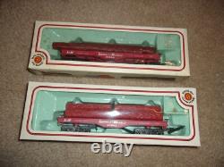 Box of Bachmann HO scale Boxed Train Cars and Locomotives