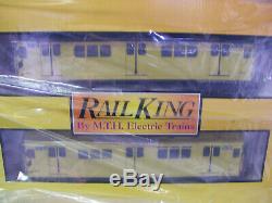 Brand New Mth # 30-20627-1 Nyc Mta R-12 Four Car Wash / Work Train Set Proto 3.0