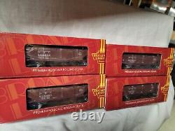 Broadway Limited HO Trains 4-Pack Set NYC New York 70 Ton 3-Bay Hopper Car 7376