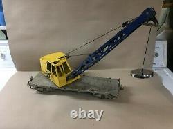 Buddy L 1920's Locomotive Train Outdoor Railroad Custom Crane Car