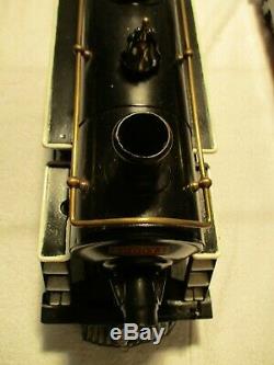 Buddy L Pressed Steel Toy Train, Locomotive, Tender, Box Car, Caboose