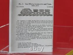 CARLISLE & FINCH No. 3 MINING LOCOMOTIVE TRAIN PAINTED YELLOW With 3 TIPPLE CARS