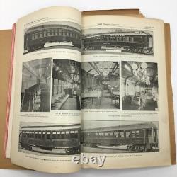 Car Builders Cyclopedia Railroad Train Locomotives 1900's Spring Bound Sections