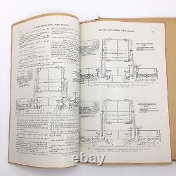 Car Builders Cyclopedia Railroad Train Locomotives 1900's Spring Bound Sections