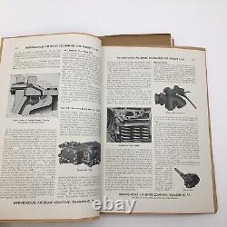 Car Builders Cyclopedia Railroad Train Locomotives 1900's Spring Bound Sections