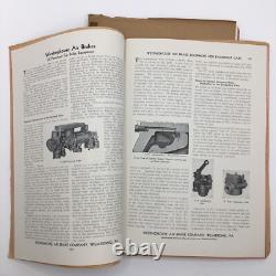 Car Builders Cyclopedia Railroad Train Locomotives 1900's Spring Bound Sections