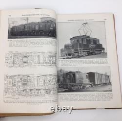 Car Builders Cyclopedia Railroad Train Locomotives 1900's Spring Bound Sections