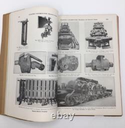 Car Builders Cyclopedia Railroad Train Locomotives 1900's Spring Bound Sections
