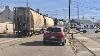 Cars Won T Wait For Train Street Running Train U0026 Railroad Switching Ohio Trains In The Street