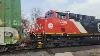 Cn 8883 3386 Eastbound Train With High Cube Box Cars Hoppers Wc Gondola At Vicksburg Mi