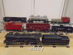 Complete Working LIONEL 2046 HUDSON Locomotive & Tender 8 Car Train Set Layout